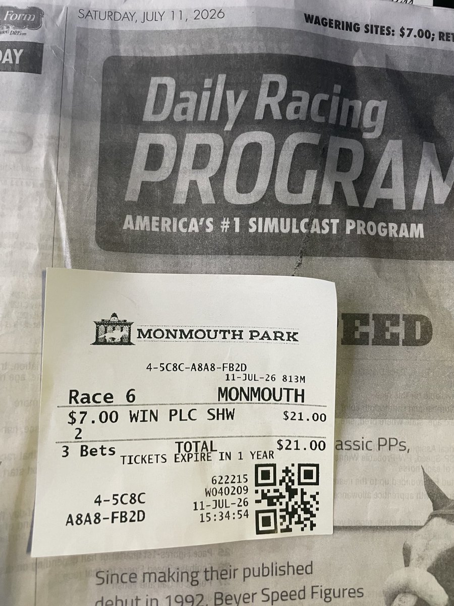 drepayday75's tweet photo. Let’s go #letsgetit #monmouthpark https://t.co/ao74IZgEvM