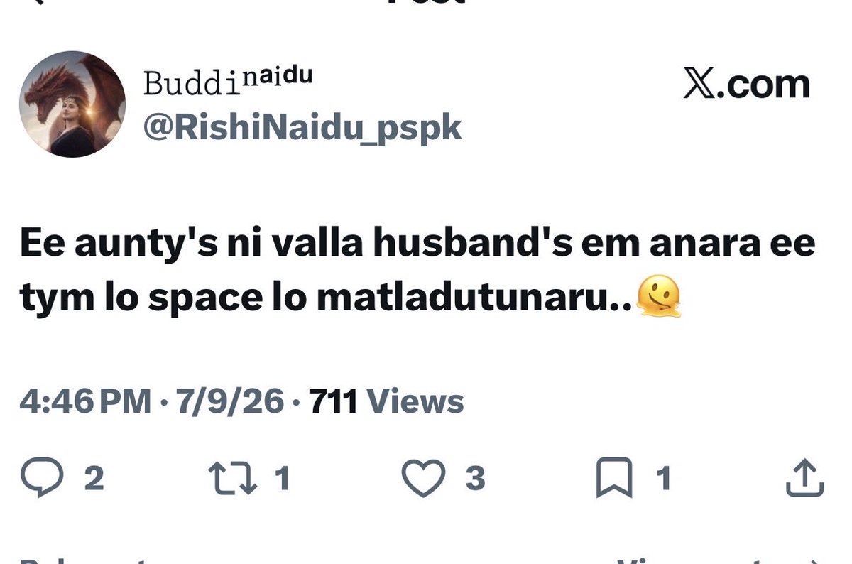 rekha_9999's tweet photo. @JanaSenaParty @JSPShatagniTeam @PawanKalyan @APDeputyCMO
Meeku enduku sir hm ilanti daridrapa abusive, character assassinating cadre ni pettukoni.
First discipline your cadre then think about state control
#jspabusers https://t.co/rMDXFhRPnv