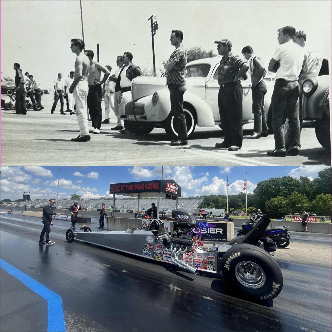 Dixontopfuel's tweet photo. 4 generations of Dixonβs at the track. I guess this is what we do. β€οΈβπ»
#supercomp #gasoline #sammyspizza #motorsportstravelservices #nitro #topfuel #dragster #dragracing #motorsports #nhra #oneseater #thiscarisapprovedandaffiliatedwiththenhra #sendit #senditfast #justicebrothers #motorsportsunlimited #lincolnwelders #arpbolts #cpcarillo #wirecare #e3sparkplugs #husseygaskets #clevite #teamredlineoil