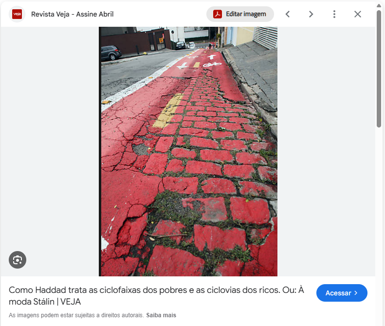 MrMarkFritz's tweet photo. @Haddad_Fernando "Ciclofaixas" dogov Haddad em SP. 
Se achar que é mentira dá um google ai!. https://t.co/zJuIrHaYkl