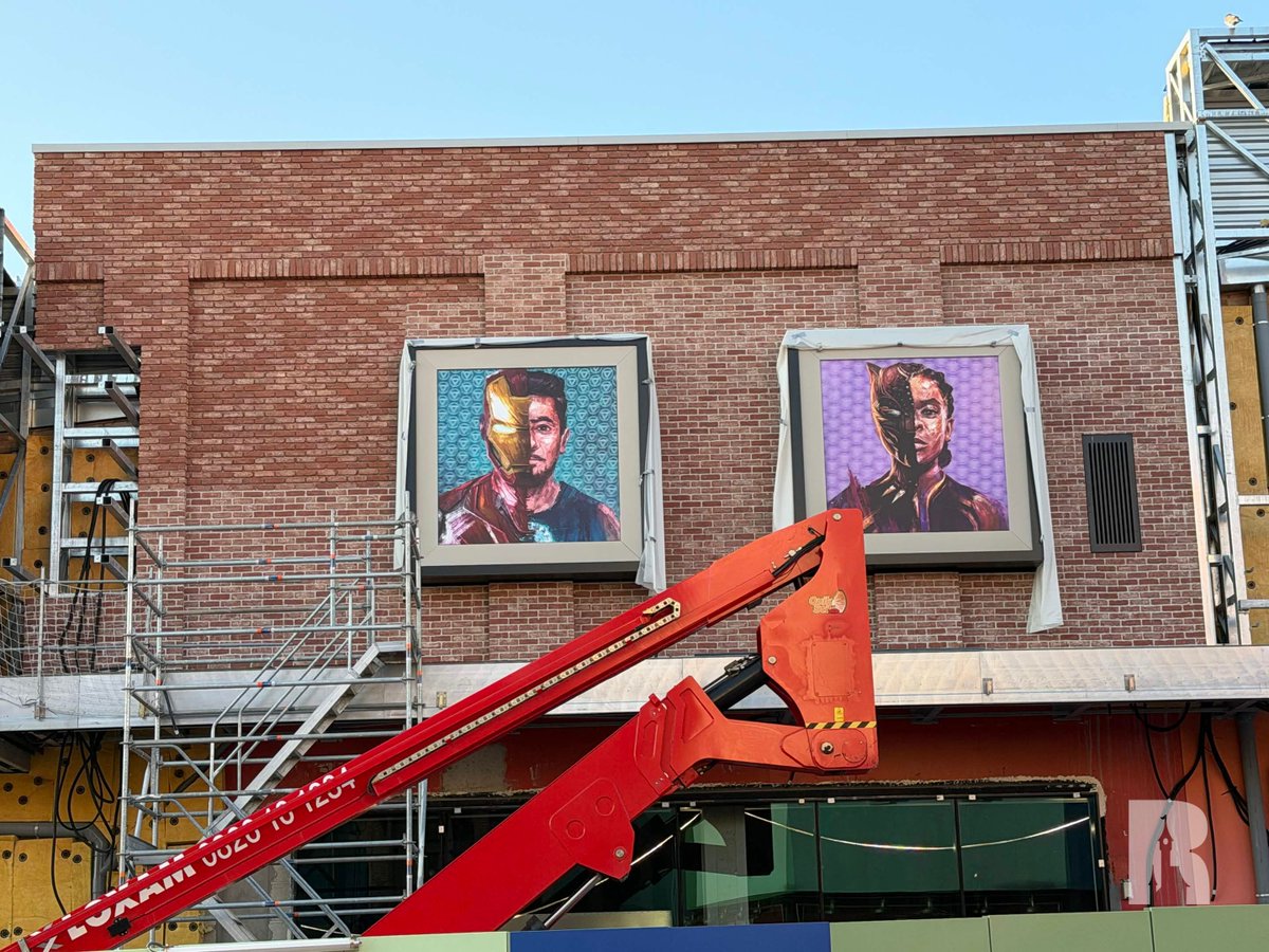 DLPReport's tweet photo. 🔧 At Disney Village, a second artwork has been installed on the Disney Wonders facade: https://t.co/E9gvJx7rA1