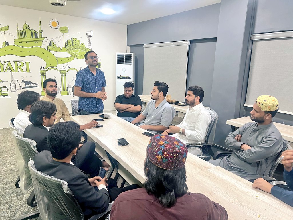 MalikShehbazK's tweet photo. Chaired the PSF District South meeting today to finalize preparations for tomorrow's protest rally against India's unlawful actions against Pakistan's water rights. Under the leadership of Chairman @BBhuttoZardari, we stand united to defend Pakistan's water rights. https://t.co/grZ7Eogh2U
