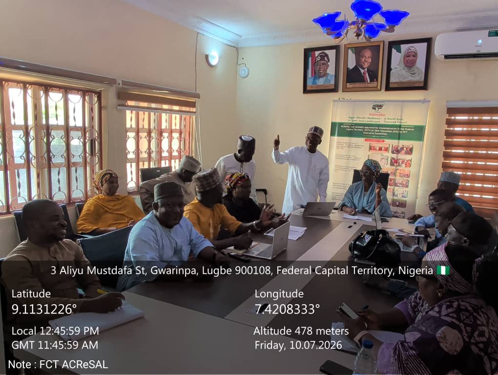 FCTACReSAL's tweet photo. *FCT ACReSAL Inaugurates PES Core Team, Steps Down Training for PIU*

The Federal Capital Territory Agro-Climatic Resilience in Semi-Arid Landscapes, FCT ACReSAL, Project has inaugurated PES Core Team and conducted a step-down training for  members of the PIU. https://t.co/qzIr4i6sBS
