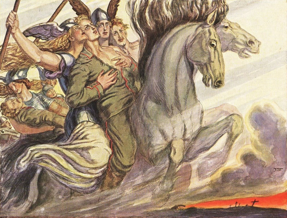 unconquered_sol's tweet photo. Auf nach Walhall
— Franz Stassen (1869-1949) https://t.co/yUShS5p57R