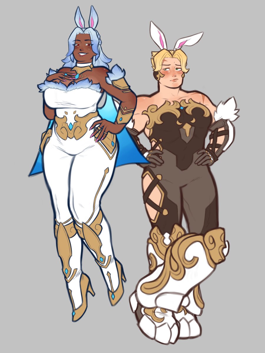 LakyGT's tweet photo. couple of small and adorable bunny girls🐰

comm for @AntirrhopusArt https://t.co/wA4UIDXDC9
