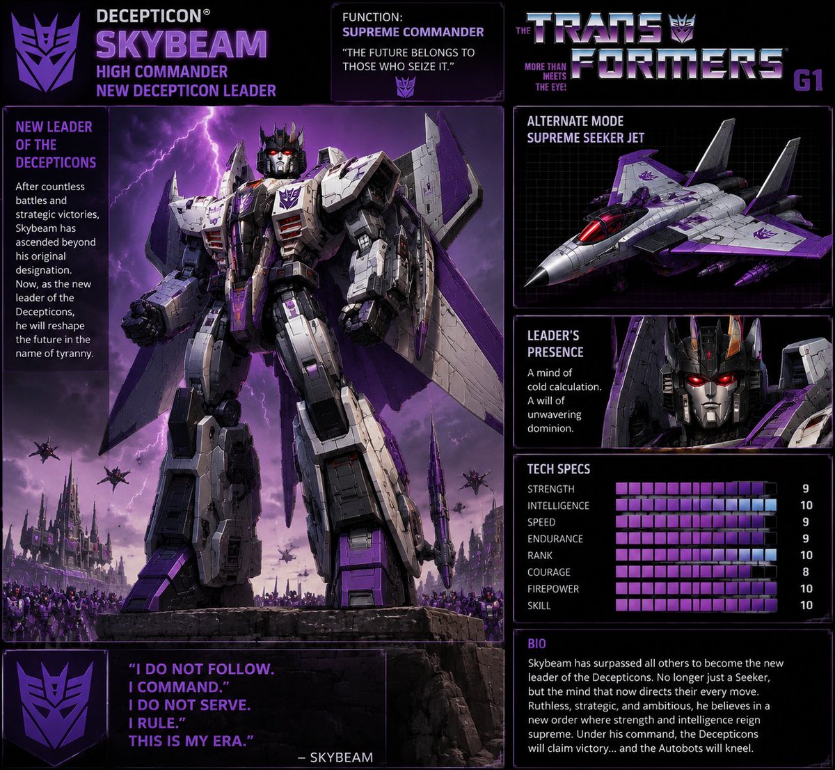 DavidRodrgsf's tweet photo. Skybeam el líder desecticons,

Bumblebee prime el líder Autobot, https://t.co/LtpzET4IKV