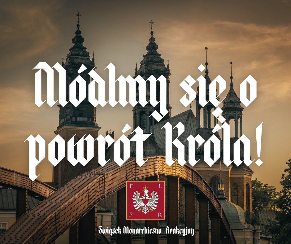 ZMReakcyjny's tweet photo. Módlmy się o #PowrótKróla!
📷Archikatedra pw. Świętych Apostołów Piotra i Pawła, Poznań https://t.co/6ytnsn4P1m