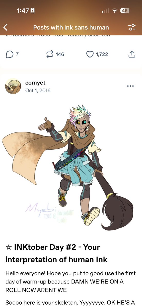 axhleyash's tweet photo. Guys ink is NOT that white😭😭stop drawing him as white as paper https://t.co/PA4WLBHmIq