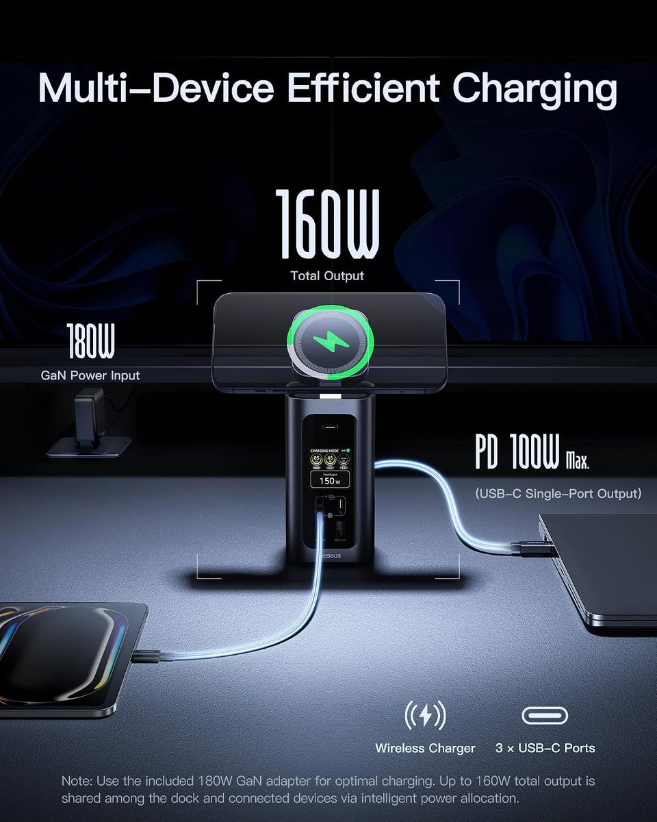 SlashByteTech's tweet photo. Charge up all your devices easily with the Baseus Spacemate Pro 15 in 1 Docking Station. Perfect for work and play!

On sale now: https://t.co/P88jQ4vIxm

#TechDeals #Apple #Art #Computing #Travel #Markets #Engineering #Science #Buisness https://t.co/ofdZJFz0Lr