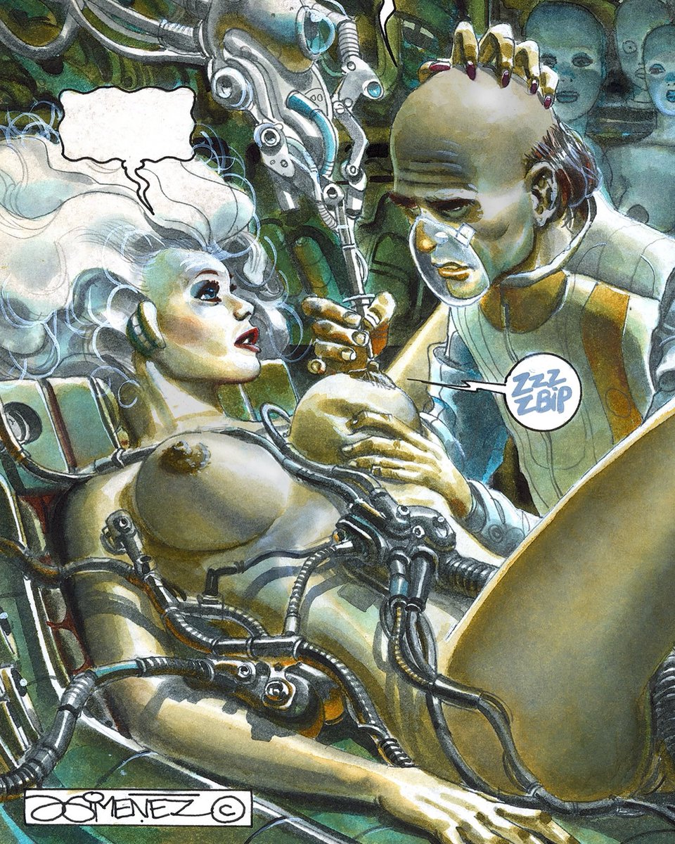 HeavyMetalInk's tweet photo. Art by Argentinian comic artist and illustrator Juan Giménez (1943-2020) ✨🗡️🇦🇷 https://t.co/C8c7JG4TY3