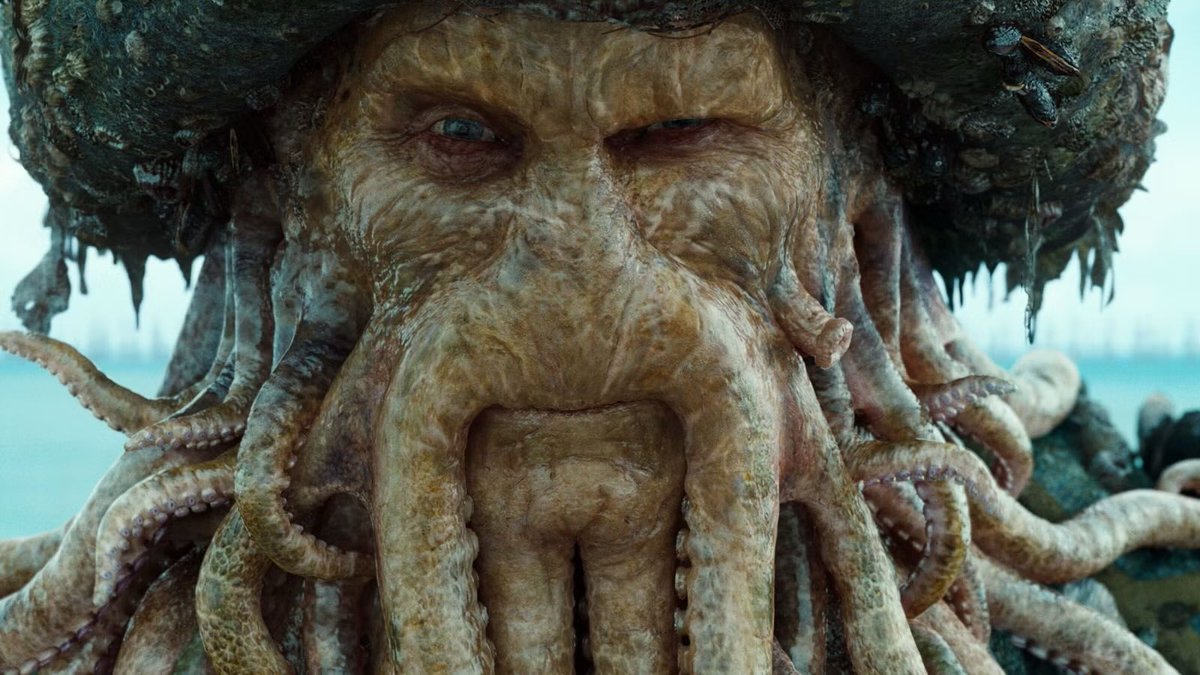 BasedPota18's tweet photo. What I find interesting 

Barbossa and Davy Jones are evil reflections of Jack and Will

Barbossa and Jack are both in love with the freedom the pirate way of life gives them and the Black Pearl, but Jack regardless still adheres to a set of morals that Barbossa (especially in the first movie) didn’t have 

The tragic love story between Jones and Calypso is an obvious parallel between I and Elizabeth 

And with Will becoming the 2nd Captain of The Dutchman Jones gives a literal image of what Will would be if he betrayed his duty and love