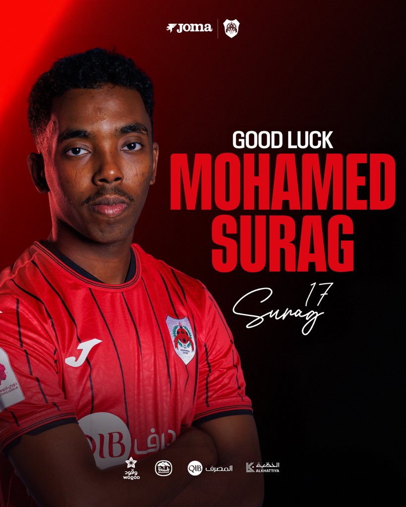 AlrayyanSC's tweet photo. Good luck, Mohamed Surag❤️🖤.

#الريان | #AlRayyan https://t.co/31DWN1rFzz