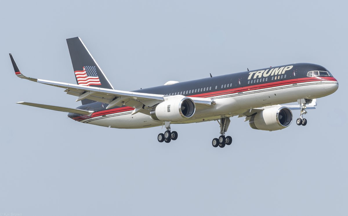 KB_Photos07's tweet photo. N757AF B757 arriving into Prestwick Airport this afternoon from Aberdeen Airport #TrumpForceOne #N757AF #Prestwick #prestwickairport 11/07/26 https://t.co/EdNe4JCblY