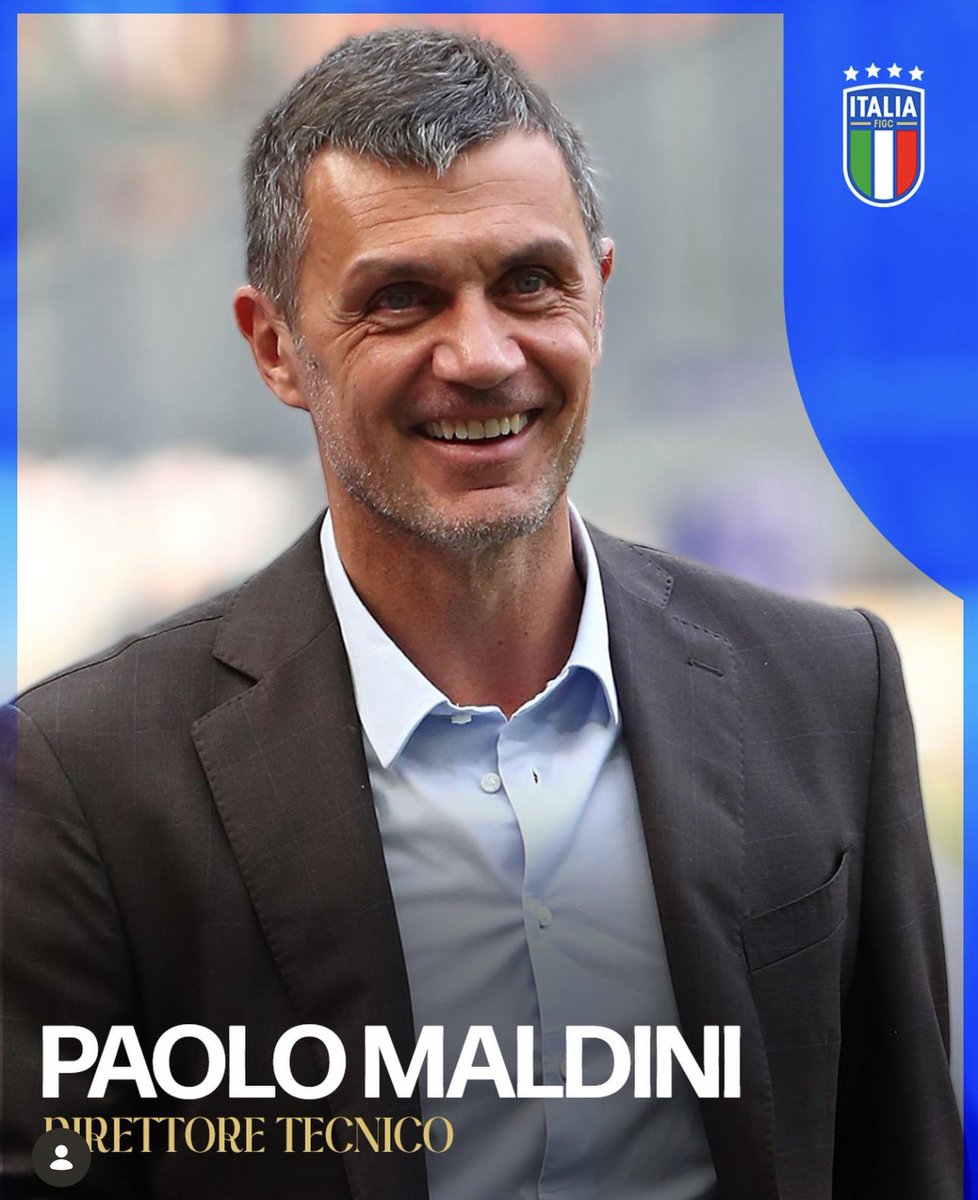 StefanoDonati27's tweet photo. L’Italia calcistica sceglie #Maldini per rinascere, un pensiero affettuoso a Cardinale che appena arrivato l’ha cacciato e recentemente ha dichiarato che non va bene come dirigente perché “One man show” 🙏 https://t.co/rmYlMqX1Yd