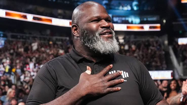 WrestleTalk_TV's tweet photo. Mark Henry is NOT a fan of Trick Williams' new fur coated WWE United States Championship:

"I thought it fit him very well, the diamonds and fur, but man. Come on man. Fur on the title?

"That’s what you get when you’ve got Lil Yachty handing him a title belt. I was like come on man, really? I was saying really to myself like I was The Miz… Not my favorite title of all time."

(Busted Open)