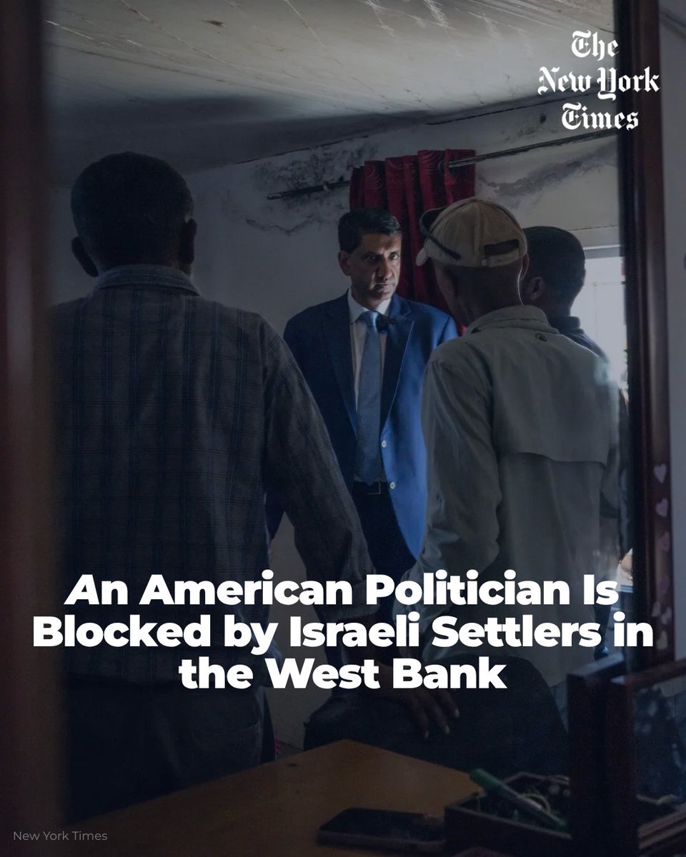 SenSanders's tweet photo. If a U.S. Congressman can be forcibly detained by Israeli settlers in the West Bank, what do you think is happening to the Palestinians who live there? 

Sadly, we know the answer.

Despite massive campaign spending by AIPAC, members of Congress must be very clear. NO MORE U.S. MILITARY AID TO THE EXTREMIST NETANYAHU GOVERNMENT.