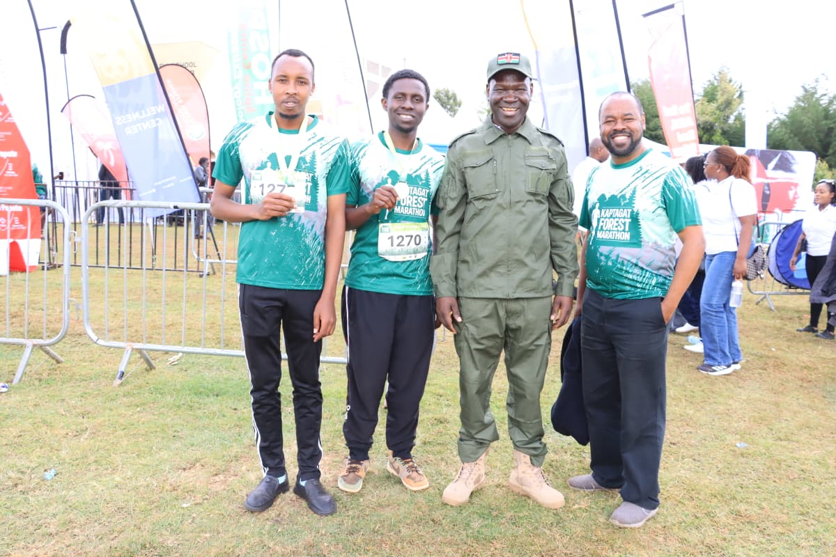 srckenya's tweet photo. SRC, led by Sammy Chepkwony, Chairperson, today joined H.E. Prof. Kithure Kindiki, Deputy President; senior Government officials; development partners; and other stakeholders at the 10th Edition of the Kaptagat Integrated Conservation Programme in Kiptulos, Keiyo South Constituency, Elgeyo Marakwet County. Since its inception in 2017, the programme has restored an impressive 3,523.7 hectares of forest landscape from an initial 50 hectares, while improving the livelihoods of surrounding communities. SRC is proud to support initiatives that advance environmental sustainability, community resilience and national development, while contributing to the Government's goal of planting 15 billion trees by 2032.
#RewardingProductivity