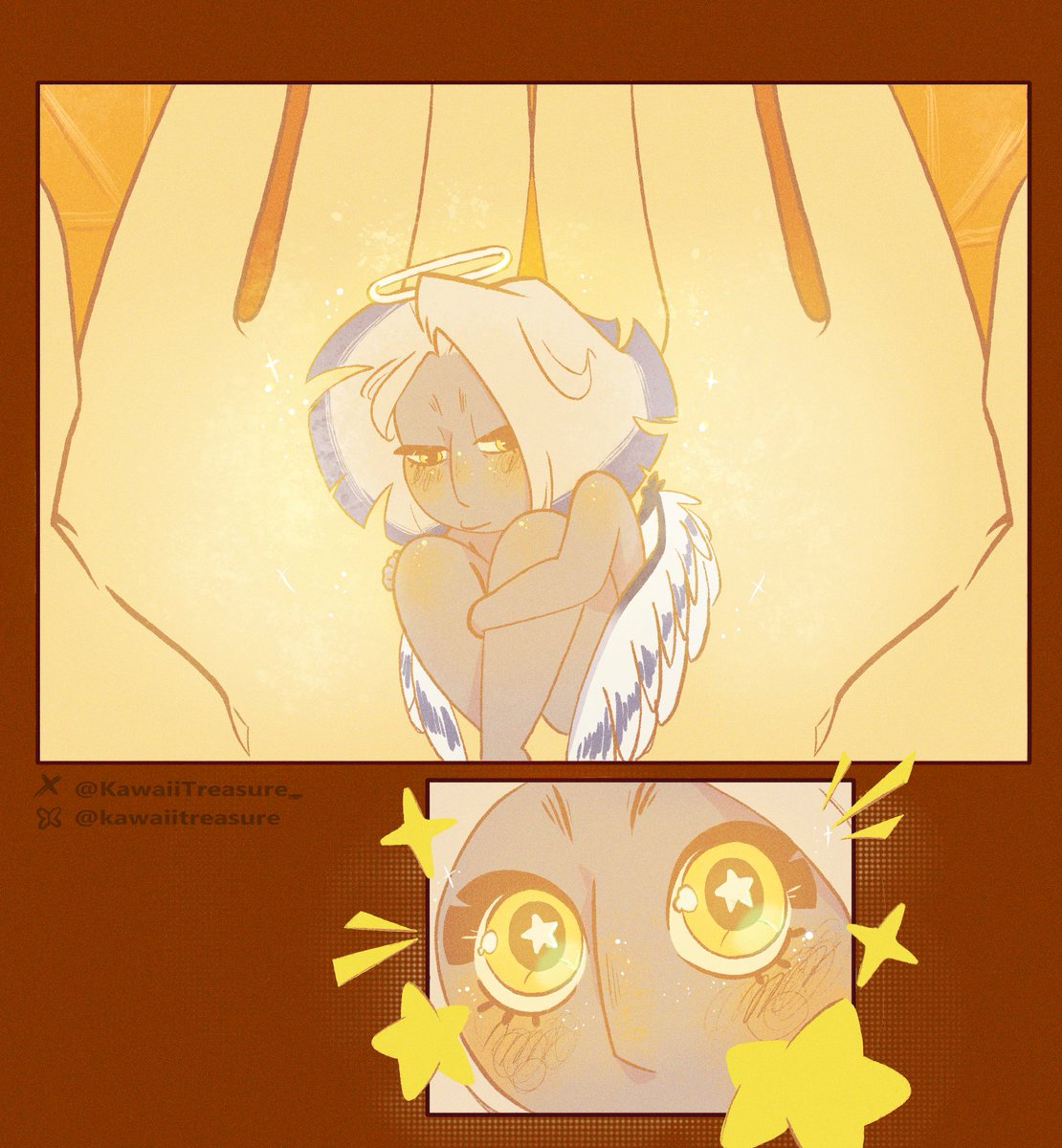 KawaiiTreasure_'s tweet photo. #VaggiWeek2026 Day 1: Past/future  (4/7) 
.
.
Late day one this took me longer then I though it would
#vaggie #hazbinhotel https://t.co/kHhjS6BtIp