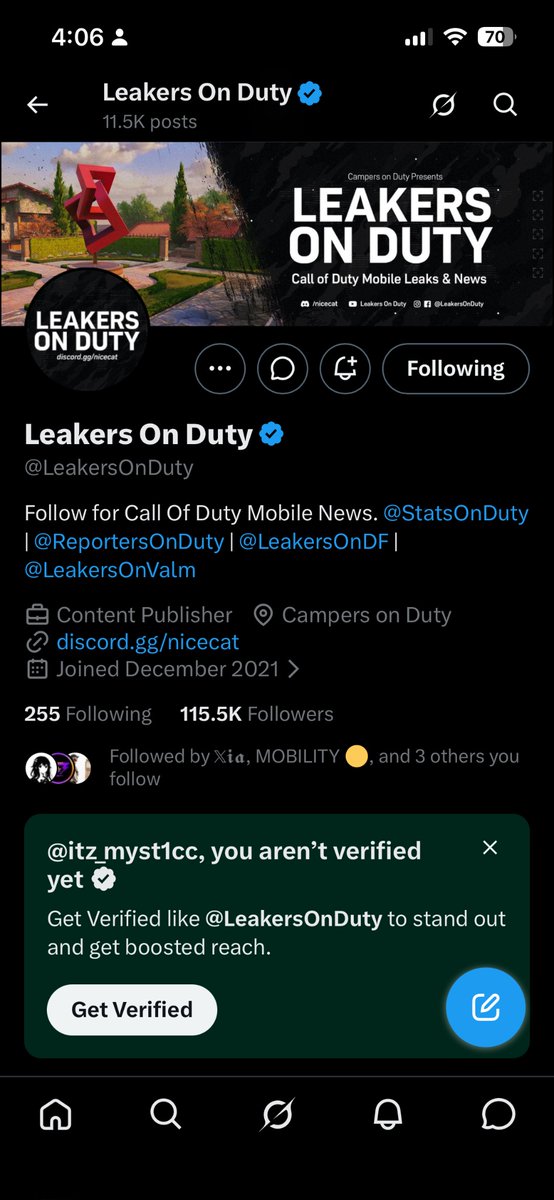 itz_myst1cc's tweet photo. @LeakersOnDuty @hulkYCoDM @praty75602 Forgot to show proof tha I’m following…sorry😅 https://t.co/VYqOsHHJMD