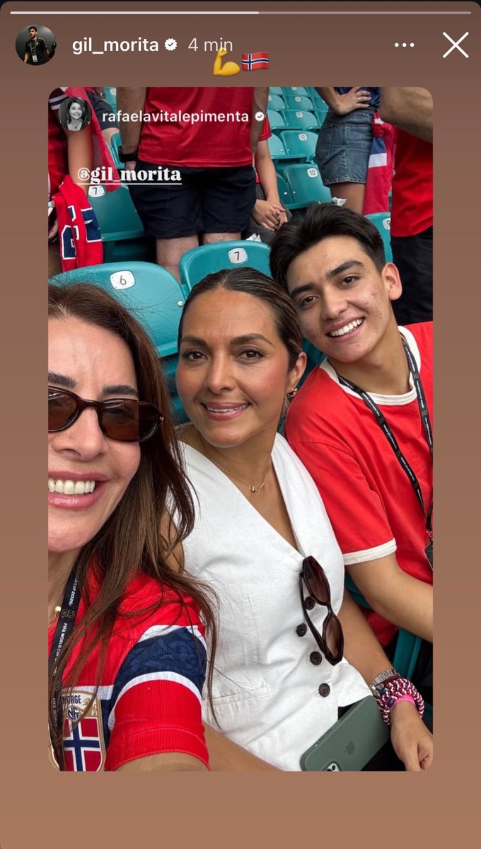 tudimebeto's tweet photo. Gilberto Mora apoyando a Noruega🇲🇽❤️🇳🇴 https://t.co/1EaDkiDtW8