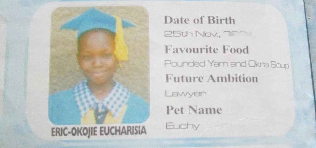 eucharisia's tweet photo. It's been a long time coming; wrote down this dream in my primary school's yearbook and now it's a reality🤭. 

Behold the latest Barrister and Solicitor of the Supreme Court of Nigeria!!!

#calltobar https://t.co/fkMDUnr1ea