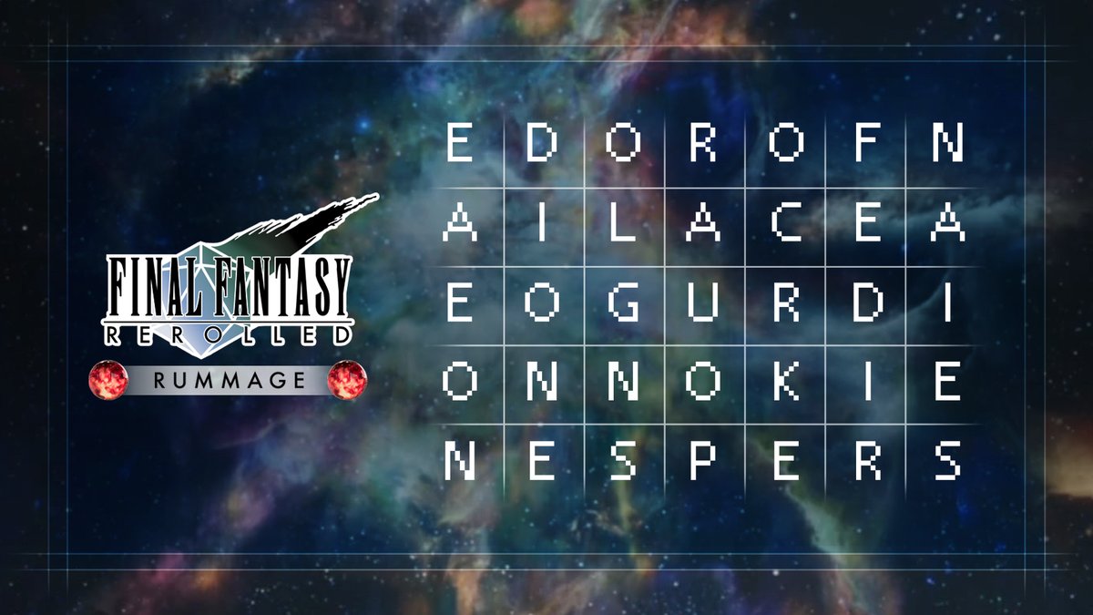 FFRerolled's tweet photo. Round 5 of ‘Rerolled Rummage’! 

Find 5 friends to Summon ✨

#FinalFantasyRerolled #RerolledRummage https://t.co/SxH7I0b0Lw