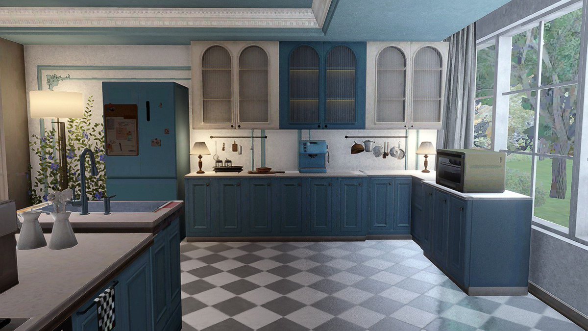 chaenfy's tweet photo. Welcome to my blueming kitchen🥺🤍 https://t.co/J3YqR8oPSW