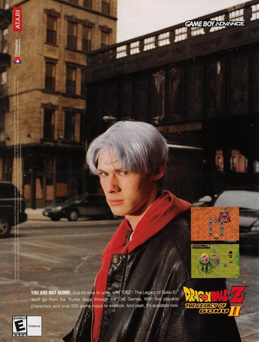 DBPerfectShots's tweet photo. Ad for Dragon Ball Z: Legacy of Goku II (2003) https://t.co/uBkMV6fYJd