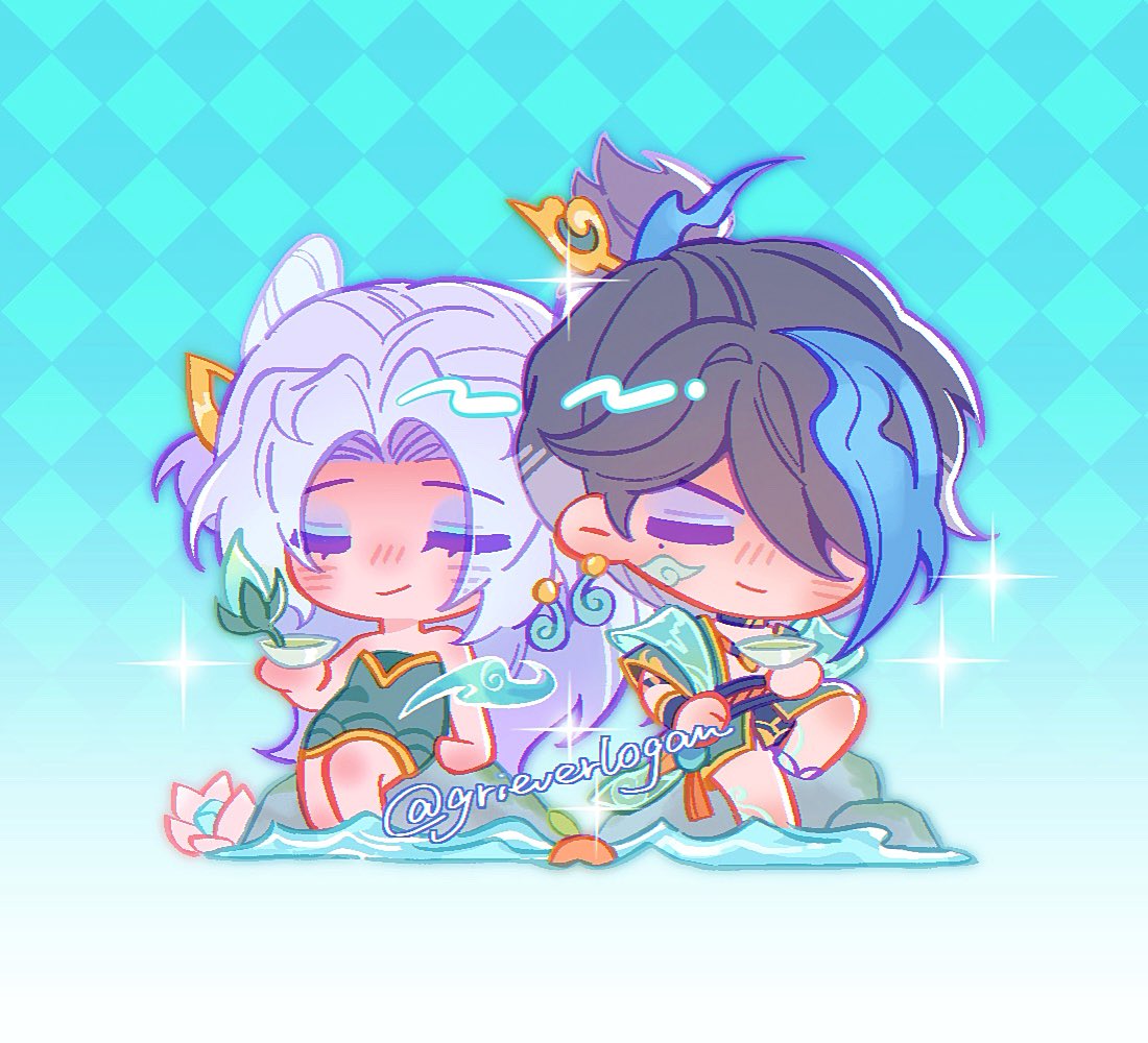 GrieverLogan's tweet photo. 画完咯🎶第五弹柄图喜加一
#aphelios #alune https://t.co/UlSws2lJ2S