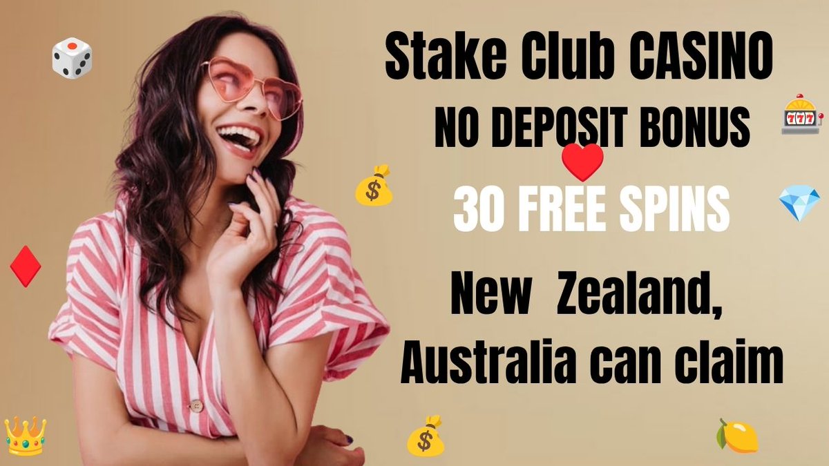 KristianaBF's tweet photo. Hey, friends! Players from New Zealand and Australia are welcome to receive 30 Free Spins No Deposit Bonus at Stake Club Casino. All details find at BonusFanatic: https://t.co/rAAD0CB10N #stakeclubcasino #casinodeals #30freespins #30fs #nodepositbonus https://t.co/EmziLCVhMW