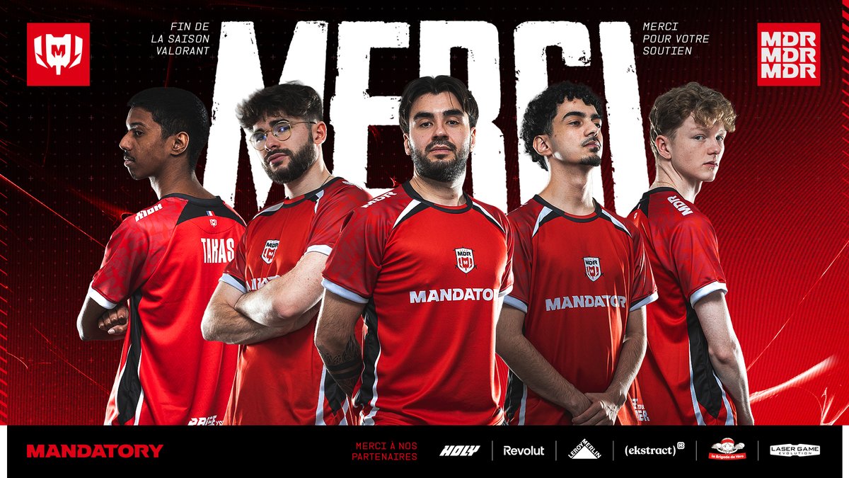 MandatoryGG's tweet photo. La saison 2026 se termine donc ce soir. Merci pour le soutien sans faille tout au long de l'année ❤️🔨

On se retrouve en 2027...

#MANDATORY