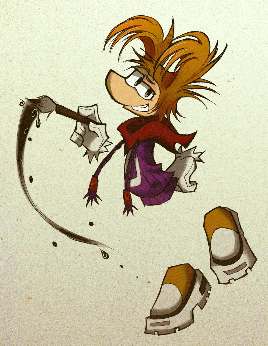 astarrkis's tweet photo. #rayman drawing before finishing bigger picture https://t.co/V1sFTtsLCX