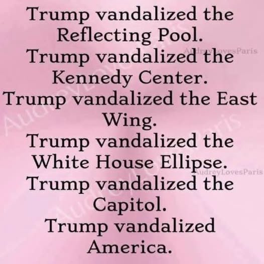 SassyBabyBoomer's tweet photo. We can add to the POS’s list of what he is! A vandal! https://t.co/bb1Om9XuJA