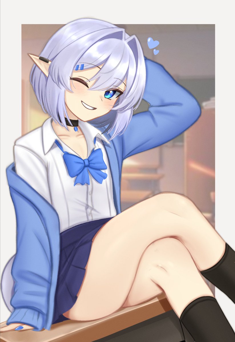 MrJormn97's tweet photo. trying to catch you attention in class 💙
#kronillust https://t.co/XWIYXvojJE