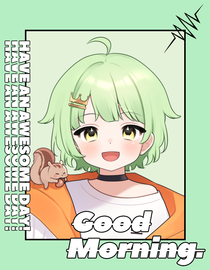 a_m1137's tweet photo. #おはようＶライバー 
おはまつです☀️
最近は寝すぎて6時とかに起きちゃってる率が高い気がします……😕

皆様今日も1日ゆるふぁいです！ https://t.co/Ts9UpeMPOH