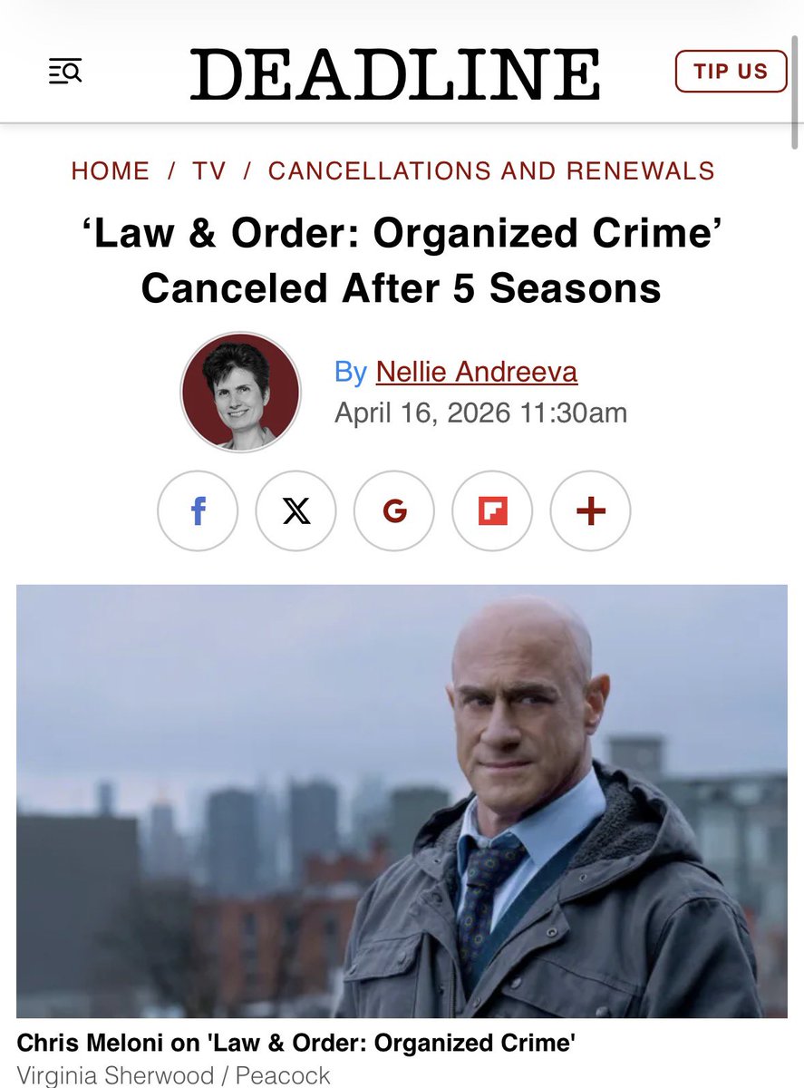 ChrisMartzWX's tweet photo. Hey @Chris_Meloni,

You’re a great actor, but you don’t know squat about science. 

But I do. And so does Dr. Wielicki. I am a degreed meteorologist. He is a trained geochemist. He is more than qualified for this role to head the U.S. Global Change Research Program.

I’d tell you to stick to acting on Law & Order: Organized Crime, but your show got canned by NBC a few months ago. Unlike you, Doc has a job. 

Would you like to debate climate change on live television? I’m down.