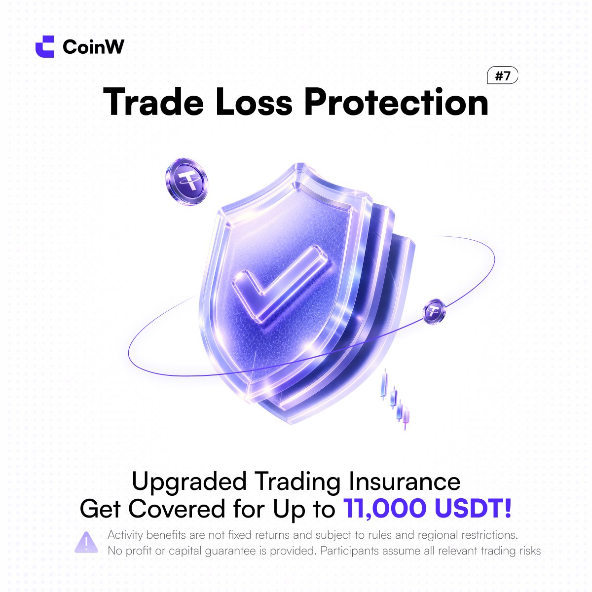 CoinWOfficial's tweet photo. Would you trade bolder if your losses had a backup?

CoinW Trade Loss Protection #7 is live.

🟣 100% Futures loss subsidy
💜 Copy Trading losses count 2x volume
🔥 Get covered for up to 11,000 USDT
🎁 Early birds get 10-100 USDT bonus

Here for Crypto: https://t.co/4anuahhoBe https://t.co/IRFLf8Rqpq