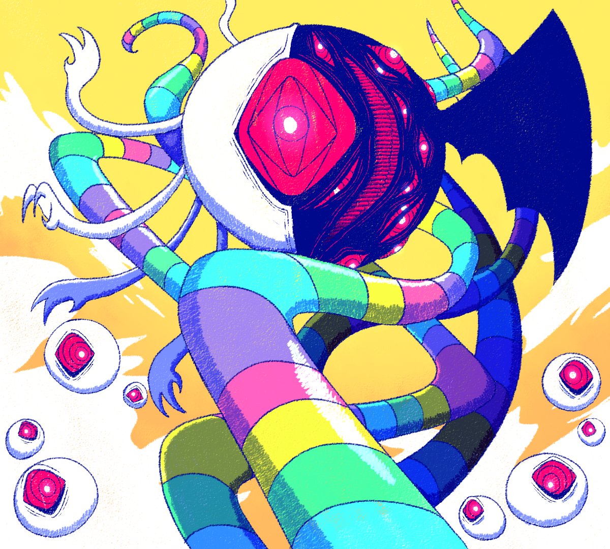 Pastraart's tweet photo. 👁️He Who Stained the Sky👁️ https://t.co/fdjv3jCLvq