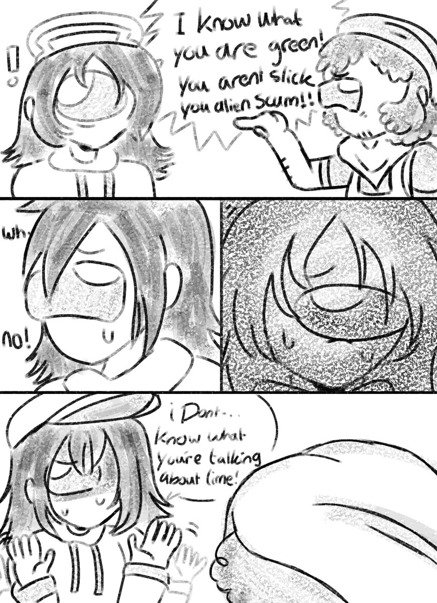 SeleverOffical's tweet photo. Made some ventworm comics
Sorry if they slop i promise more is coming 🥺🥺 #ventworm #amongusshow #amongusshowlime #amongusshowgreen https://t.co/I75QLfFASt