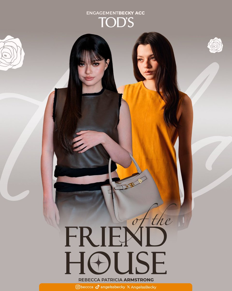 engagementbecky's tweet photo. Rebecca Armstrong e Tod's: uma parceria construída ao longo do tempo. 

Iniciada em meados de 2024, a relação entre Becky e a maison italiana já soma capas de revista, presença na Milano Fashion Week e celebrou a inauguração da nova flagship boutique da maison em Singapura e foi apresentada oficialmente como Friend Of The House, consolidando mais um importante capítulo dessa colaboração marcada autenticidade. 🤎✨

Parabéns, Becky! Você merece cada conquista. E Obrigada, @Tods , por acreditar na Becky. Que venham muitos momentos especiais juntos! 🧡✨

#BeckyxTodsSingapore
#beckysangels #BeckyArmstrong
#Tods #TodsxBecky #TodsSingapore