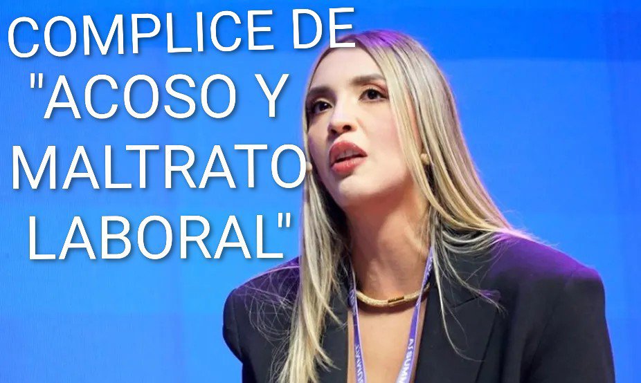 Eclides3's tweet photo. Carolina Gómez Sánchez la VOCERA Oficial del Doctor Filipichín, es acusada por extrabajadoras de Red+ Noticias de haber tolerado, solapado y encubierto presuntos casos de maltrato laboral y acoso ejercidos por el entonces director del medio, Giovanni Celis.
Cómplice! https://t.co/umlu1dVwYt