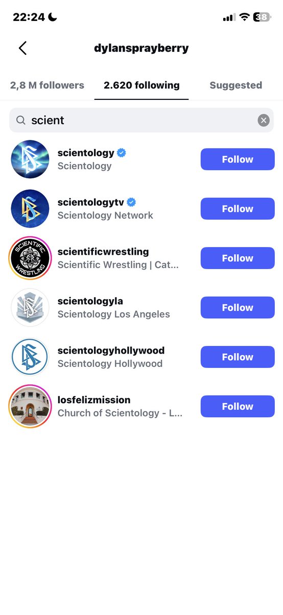 codesfiles's tweet photo. You are part of Scientology and ACTIVELY share their beliefs https://t.co/wNCh1E27jc