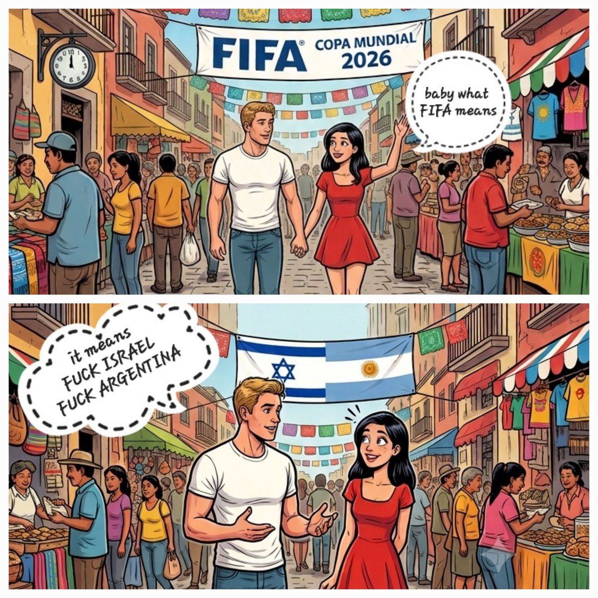 mfeero's tweet photo. @mazen00711 Fuck #Israel Fuck #Argentina https://t.co/kBUMs2ZyuR