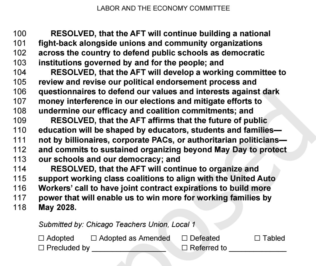 DeAngelisCorey's tweet photo. They want to declare May 1st a "Day of Civic Action" for political protests.

They want students to participate in "trainings" and "marches and rallies.

They want to use your kids as political pawns. https://t.co/FG0taK40FU