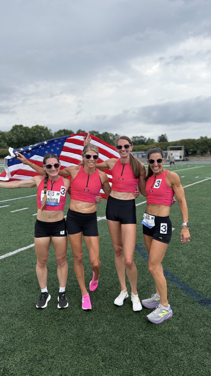 admactivities's tweet photo. congrats to new head coach Sara Schwertfeger who is now a WORLD record holder!  She ran in a masters 4x800 at the New Jersey International Track Invite today &amp; beat the old world masters record by 26 seconds!  Sara’s split was a 2:07.1.  The relay ran an 8:50! Congrats Coach! https://t.co/psLOS9LQXP