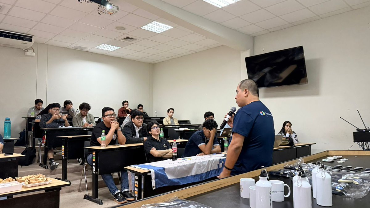 gdglima's tweet photo. 🚀 ¡Gracias,@gdgchimbote , por la invitación al Build With AI 2026!

Compartimos la charla Antigravity y el taller ADK – API Interactions, explorando IA generativa, agentes inteligentes y su despliegue en Google Cloud.

#BuildWithAI #GoogleAI #Gemini #Antigravity https://t.co/tFQOMtFz9p