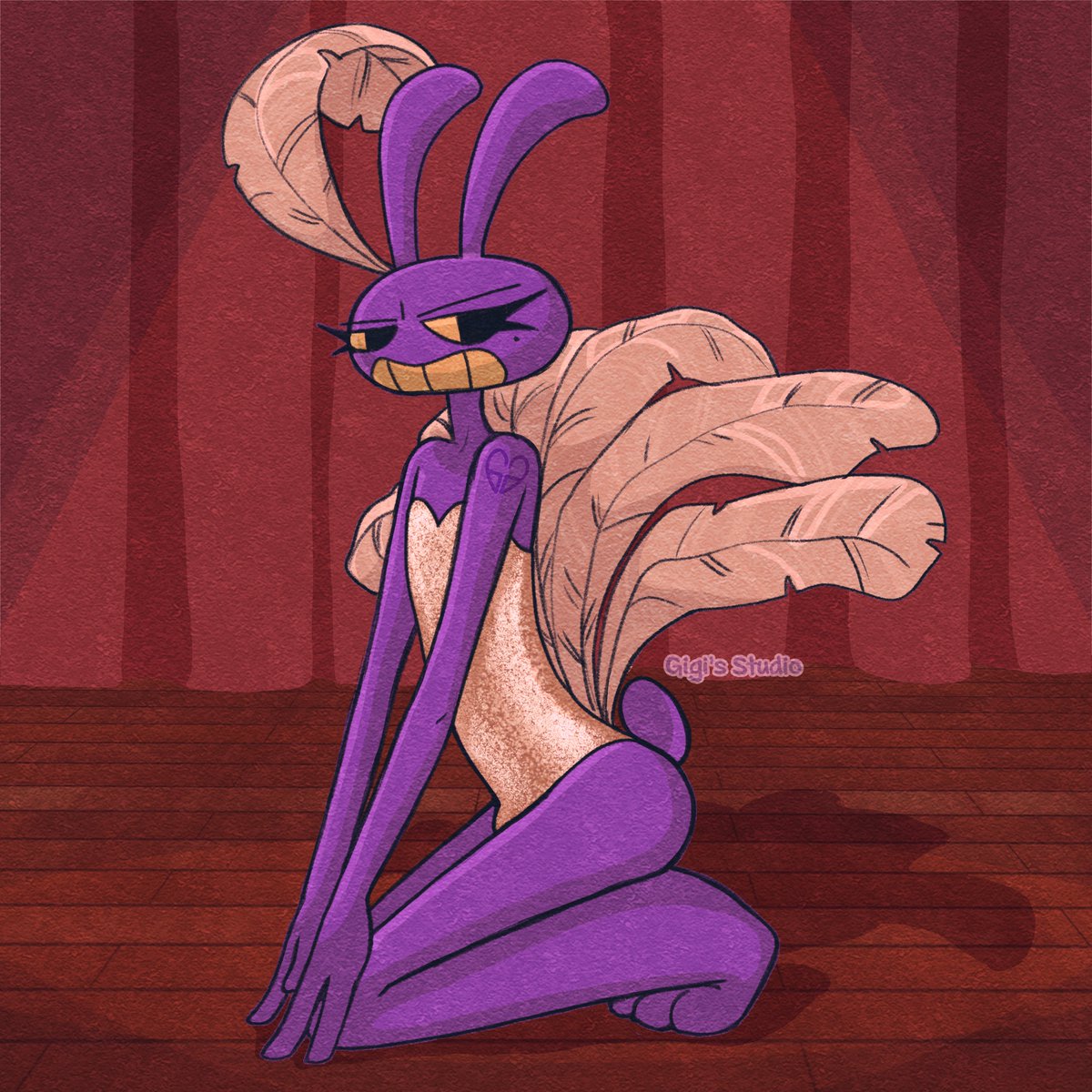 GigisStudio7's tweet photo. "-What are you looking at?!"

#art #artist #tadc #theamazindigitalcircus #fanart #jax #digitalart #fyp #jaxfanart https://t.co/l1jksQcpBV