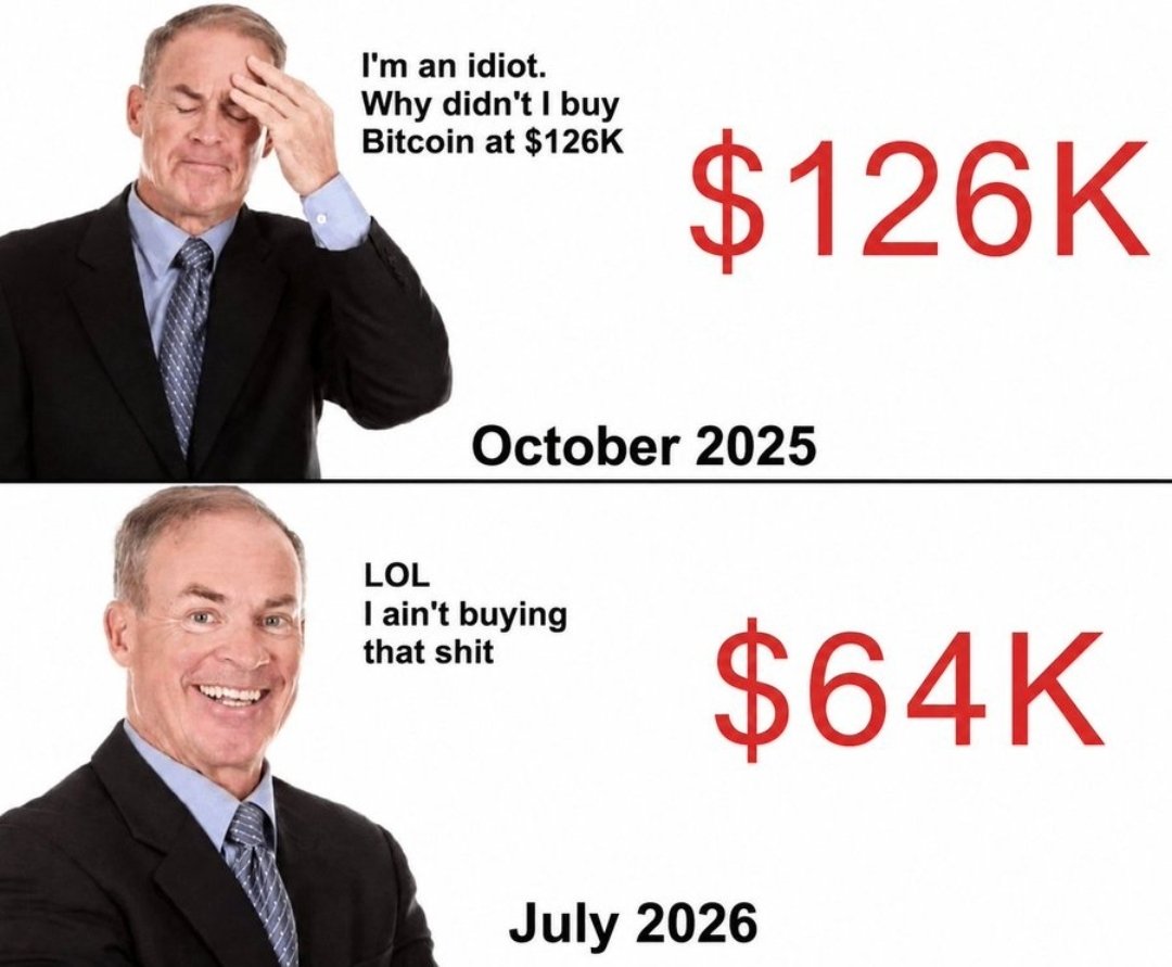 DilbaCrypto's tweet photo. CRYPTO BRO RIGHT NOW 😂

$BTC #Bitcoin https://t.co/fP6XxVrtqL
