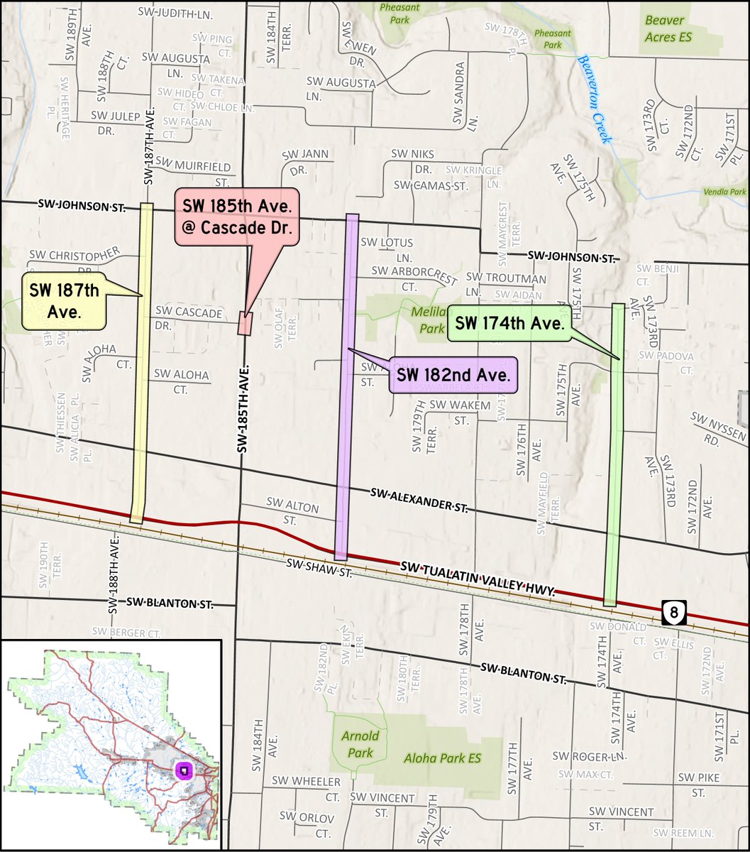 WashcoOregon's tweet photo. ¿Le gustaría que hubiera más aceras en Aloha? ¡Visite la sesión informativa en línea de Aloha Safe Access to Transit y cuéntenos por dónde camina! https://t.co/IDAI7b0WFP https://t.co/bvlZFTeAB6