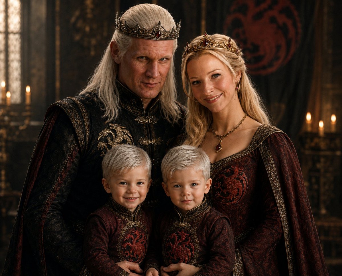 ninajohnsons's tweet photo. MÖ 1300'ler... Demir Taht'ın gerçek sahipleri. Yedi Krallık'ın hükümdarları Targaryen Hanesi'nin aile portresi 🔥🐉
#HouseOfTheDragon #HOTD https://t.co/JCPokUjm1A